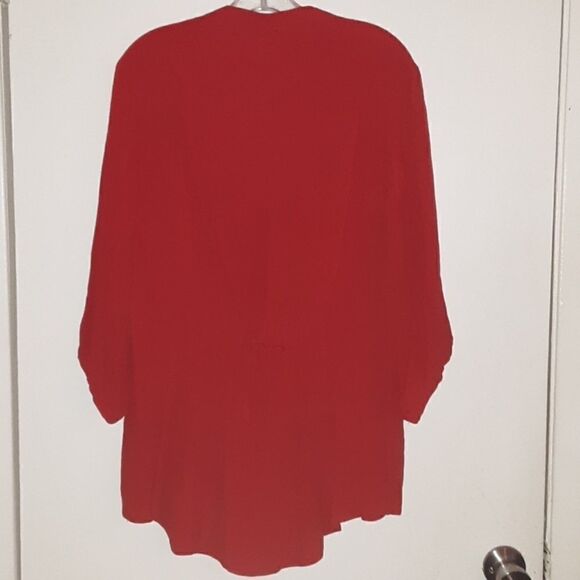 KEW 159 Red Blouse SIZE 10 - Picture 7 of 8